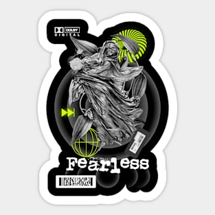 "FEARLESS" WHYTE - STREET WEAR URBAN STYLE Sticker